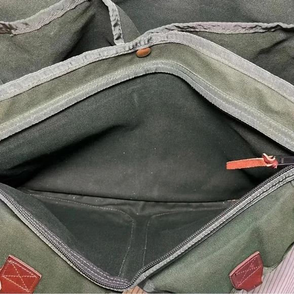 J.W. Hummel Co. Canvas / Leather Messenger bag - Picture 5 of 16